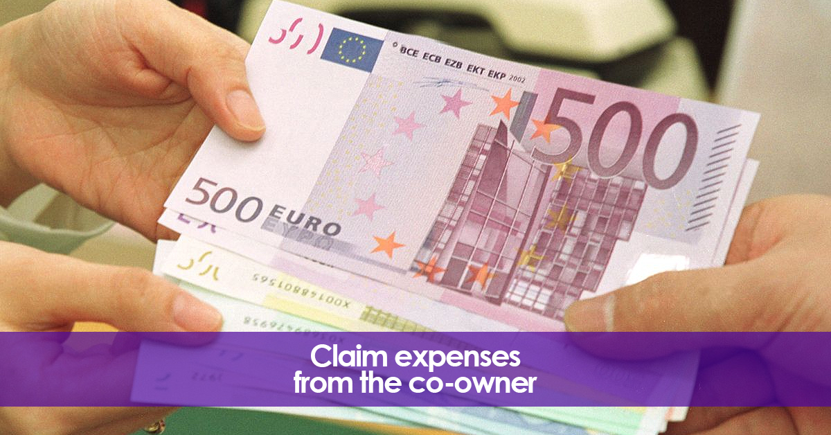 claim-expenses-from-the-co-owner-for-the-maintenance-of-the-property