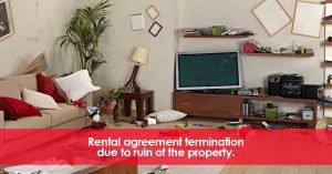 Rental agreement termination due to ruin of the property. Spain.