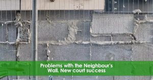 Problems with the Neighbour’s Wall. Spain.